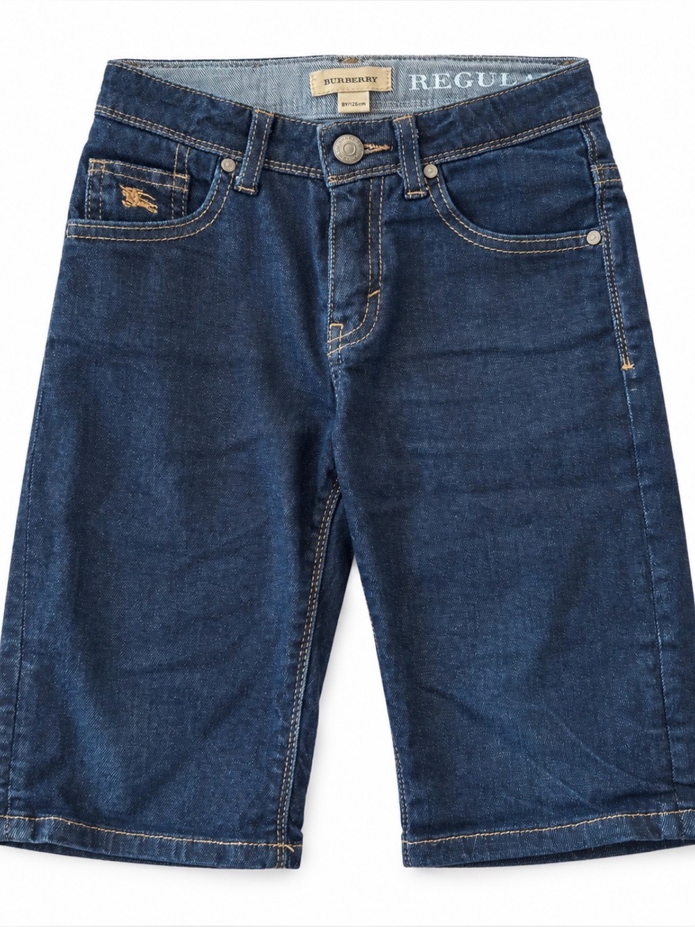 Burberry Kids Regular Fit Denim Bermuda Shorts / Jeans – Size 8Y